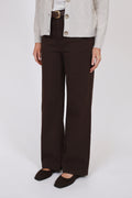 Icon Wide Jean - Chocolate