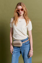 Runaway Mini Belt Bag - Macadamia/Chestnut