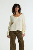 Keep me Close Sweater - Winter White