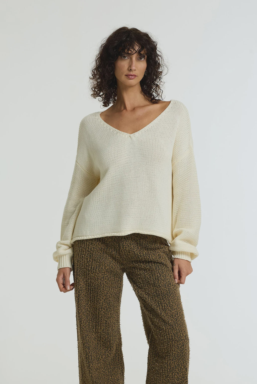 Keep me Close Sweater - Winter White