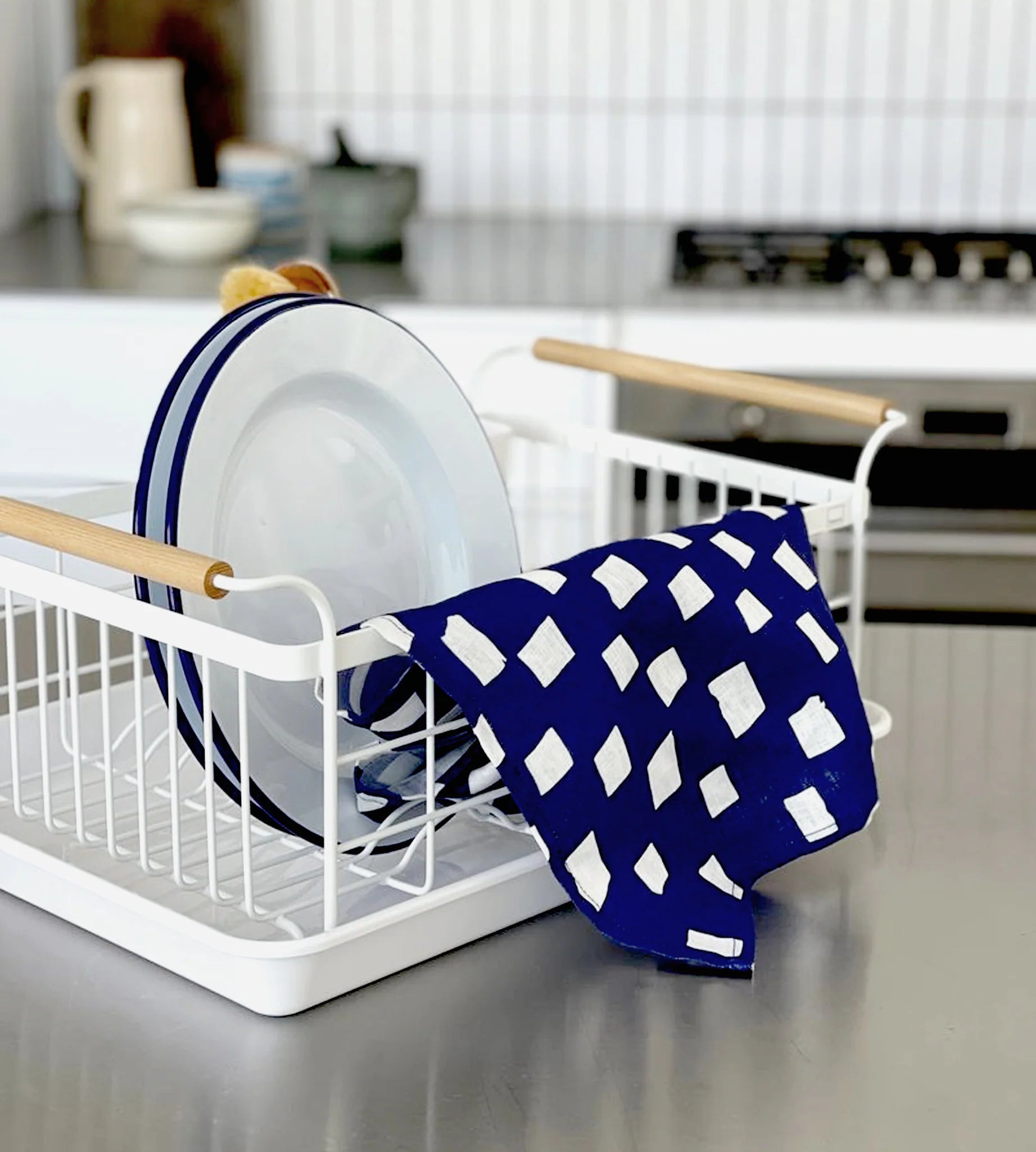 Lettuce Tea Towel - Checkers