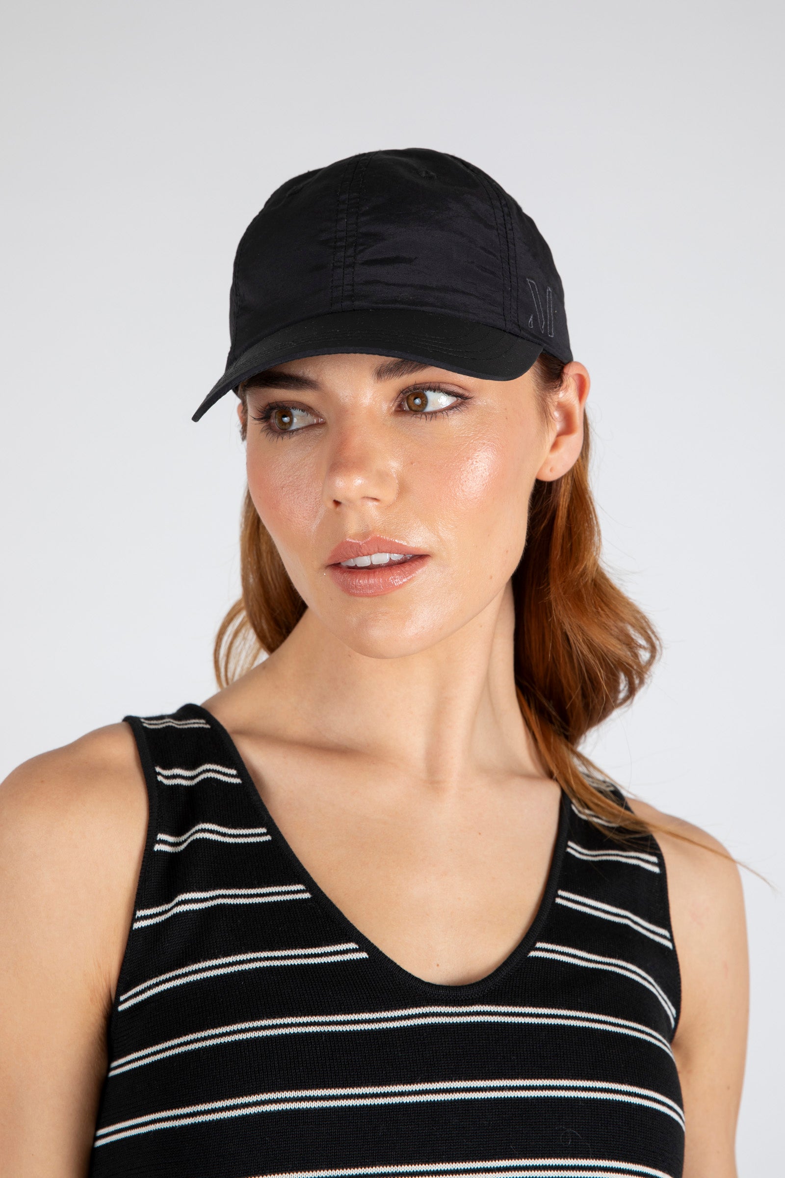 Nylon Sport Cap - Black O/S