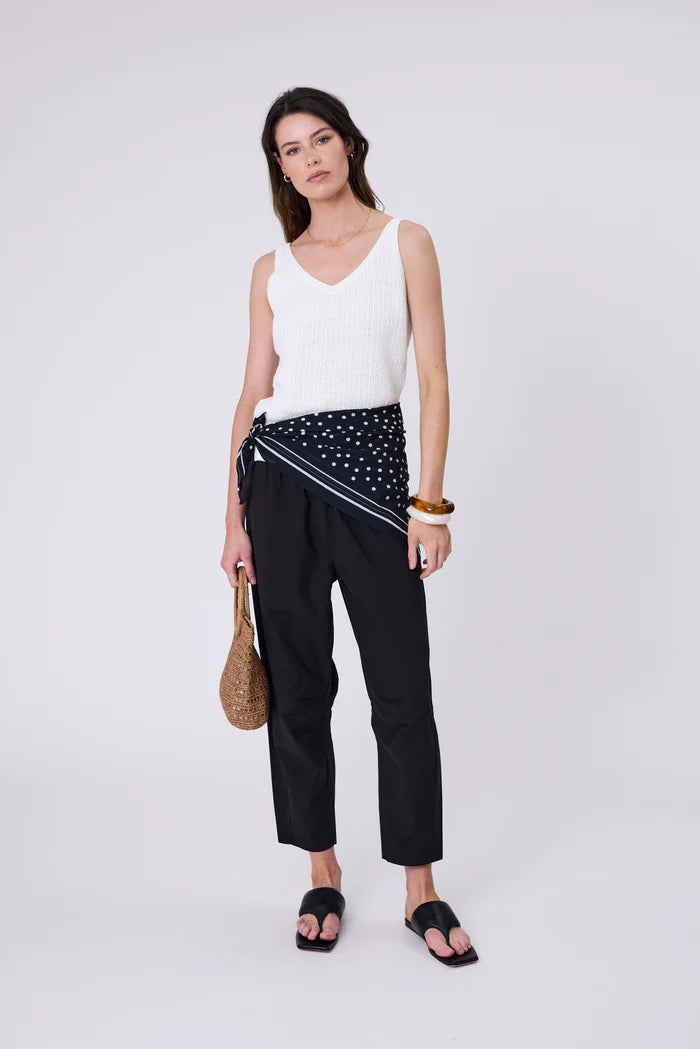 Silo Barrel Pant - Black