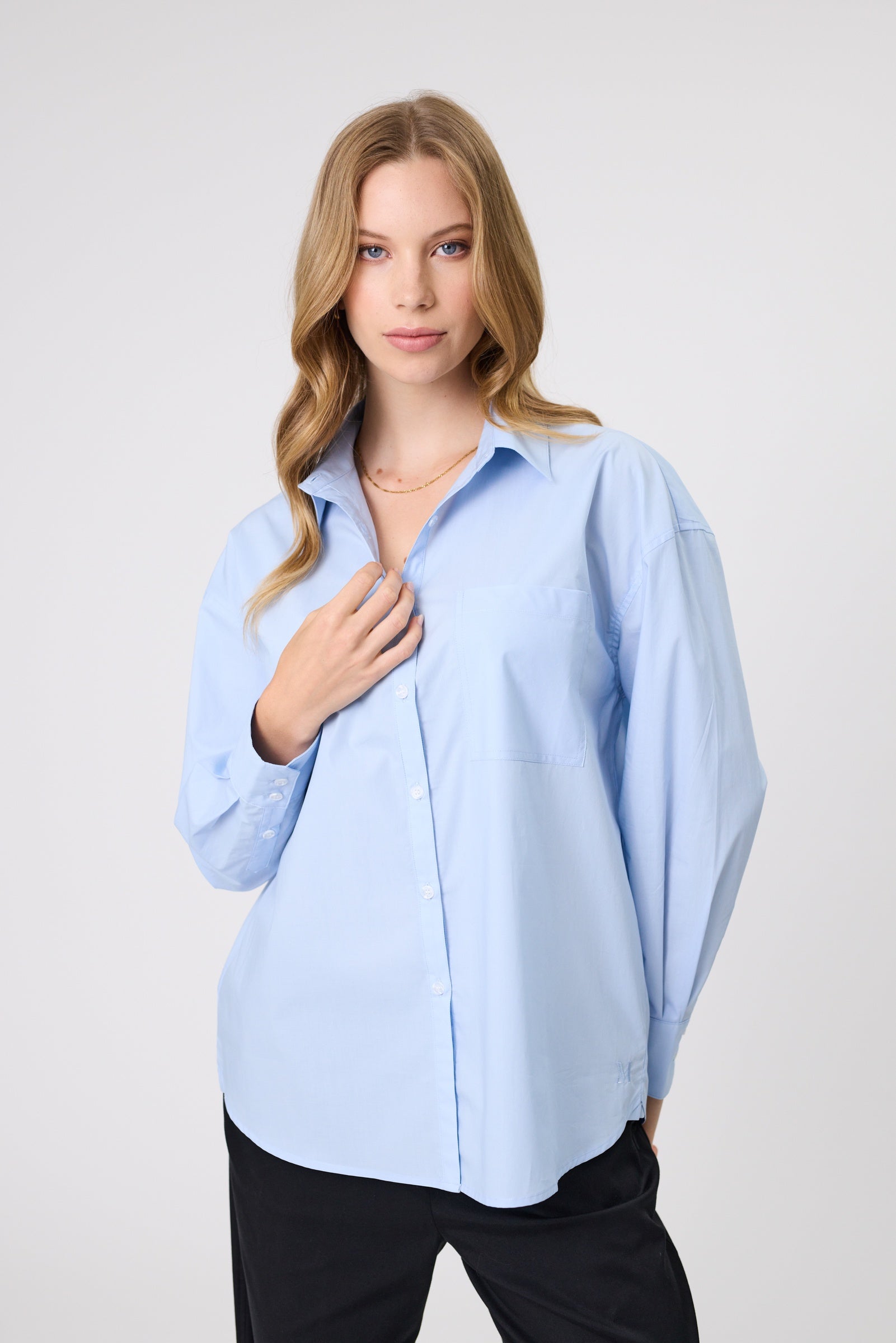 Market Shirt - Ice Blue