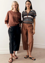 Cedar Lurex Knit - Black /Copper