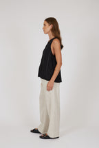 Palma Shell Tank - Black