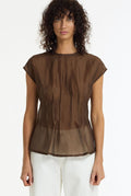 Refined Romance Top - Chocolate