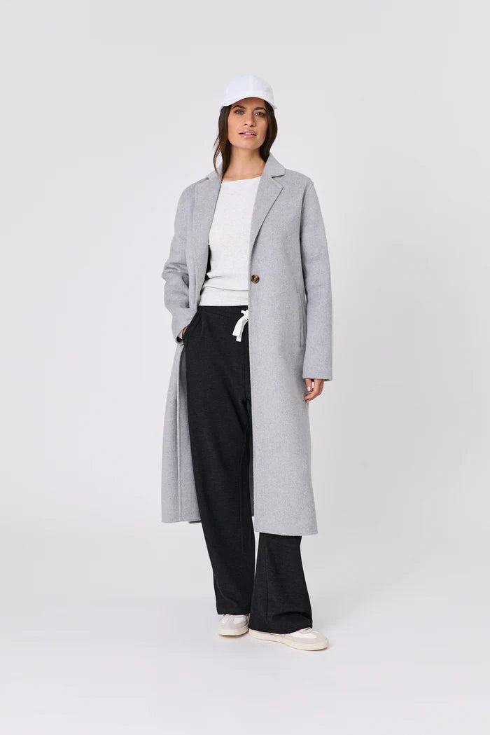 Restore Wide Leg Pant - Graphite Marle