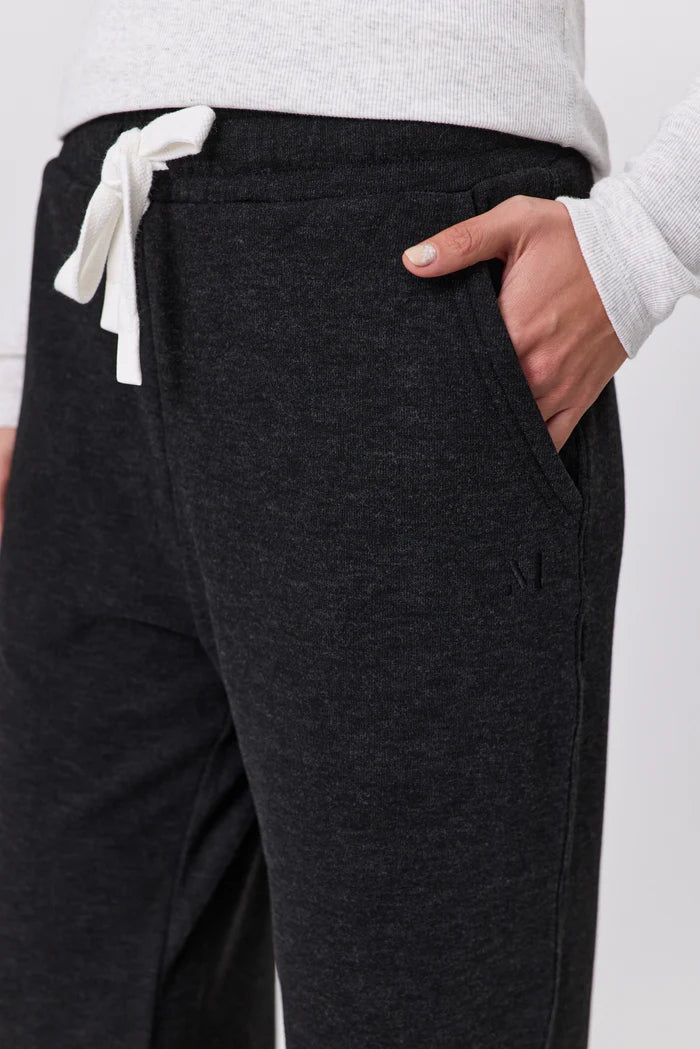 Restore Wide Leg Pant - Graphite Marle