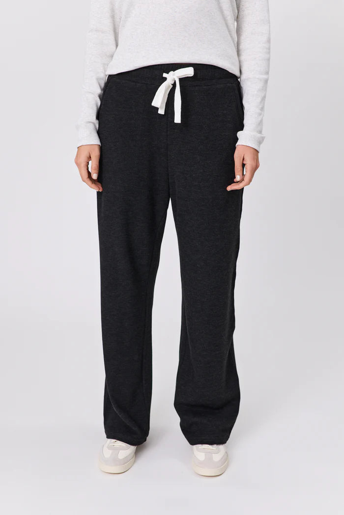 Restore Wide Leg Pant - Graphite Marle