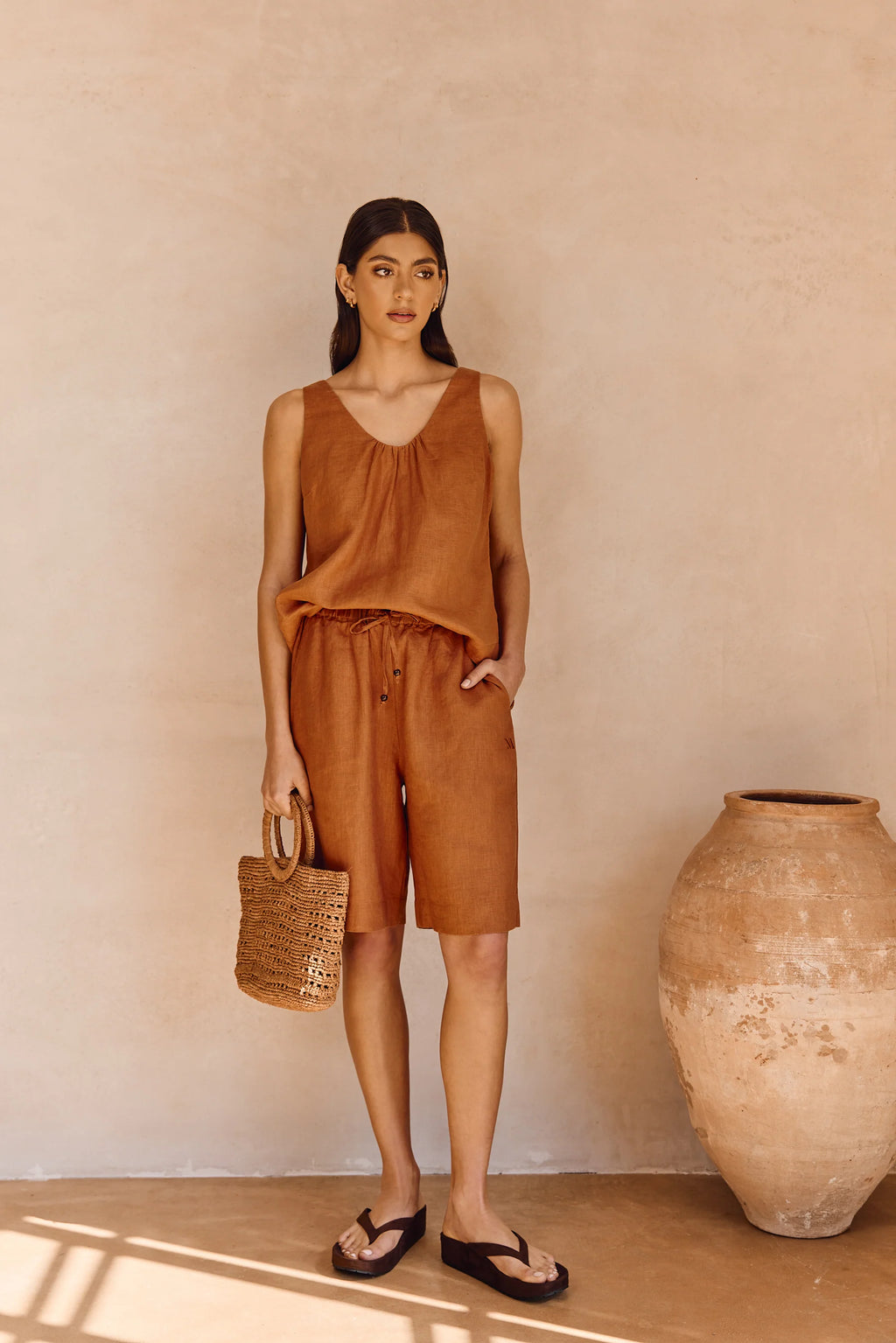 Riptide Linen Tank