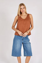 Riptide Linen Tank