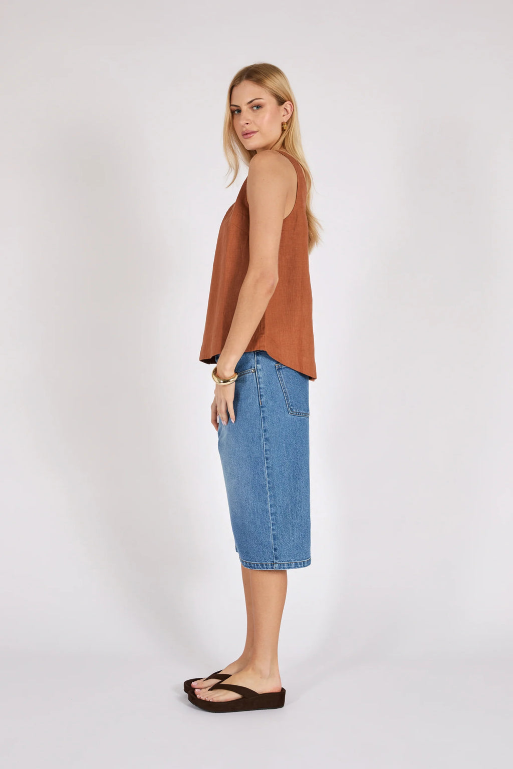 Riptide Linen Tank