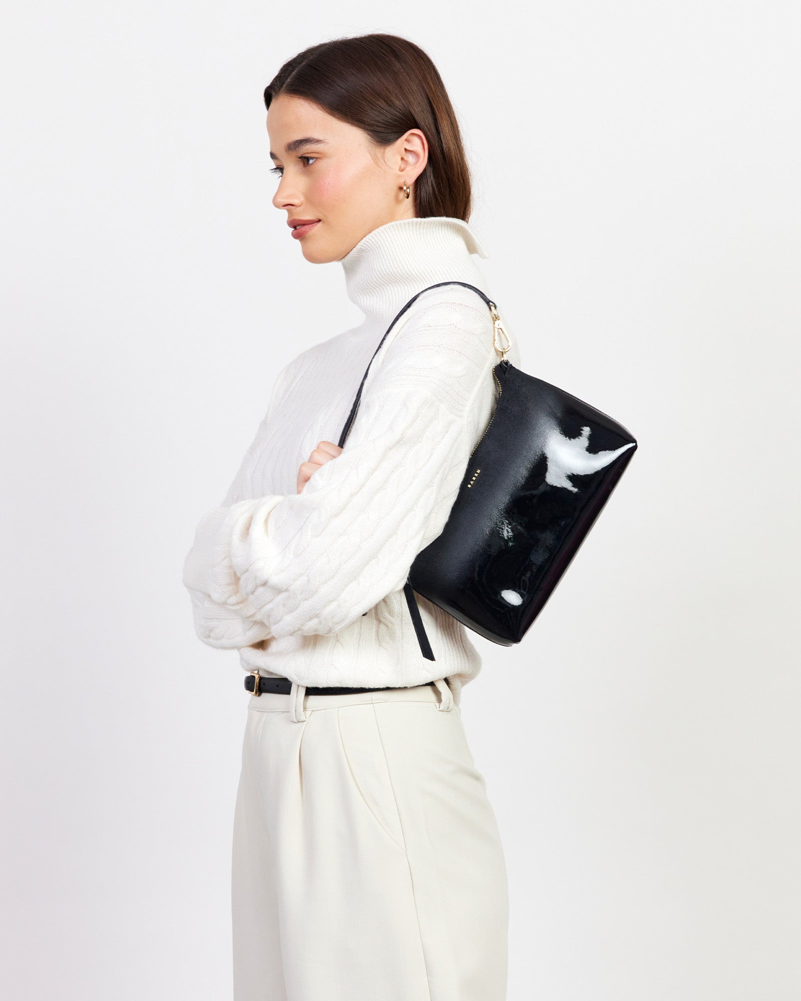 Haven Shoulder Bag - Black Dipped