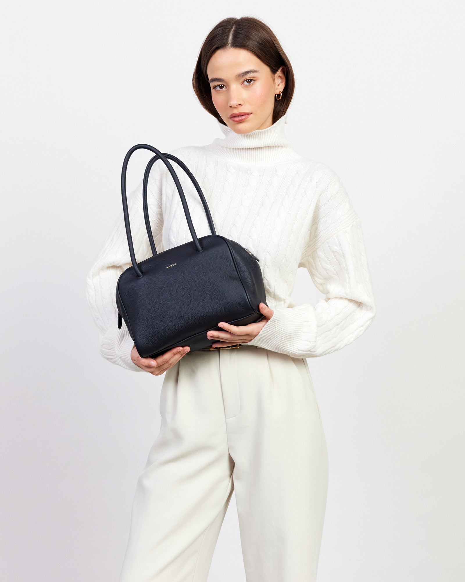 Isla Shoulder Bag - Black Luxe