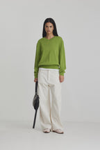 Amina Jumper - Apple Green
