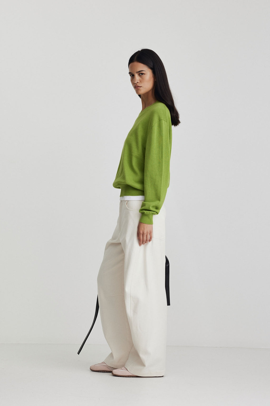 Amina Jumper - Apple Green