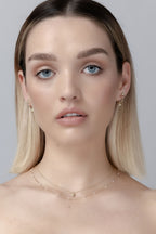 Petite Puffed Heart Hoops