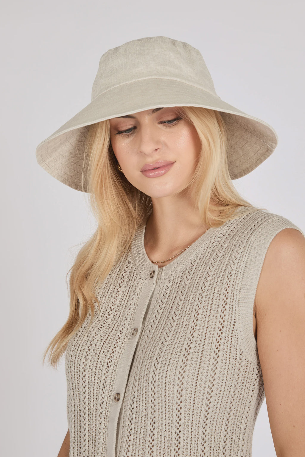 Soleil Linen Hat
