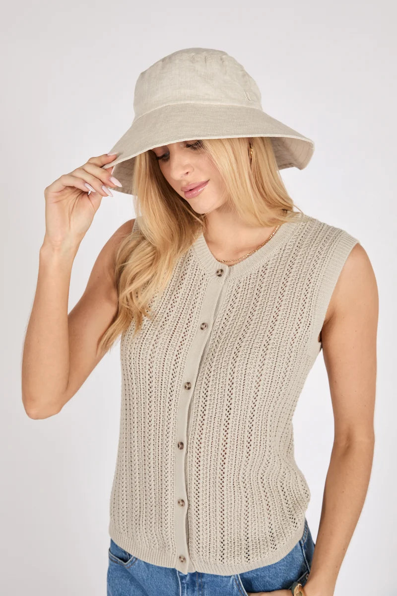 Soleil Linen Hat