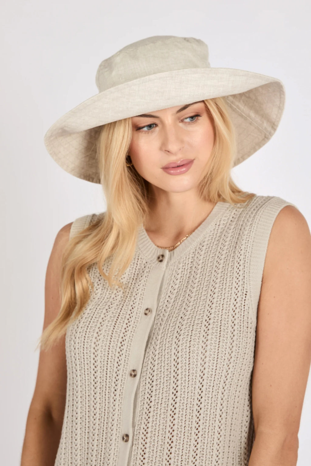Soleil Linen Hat