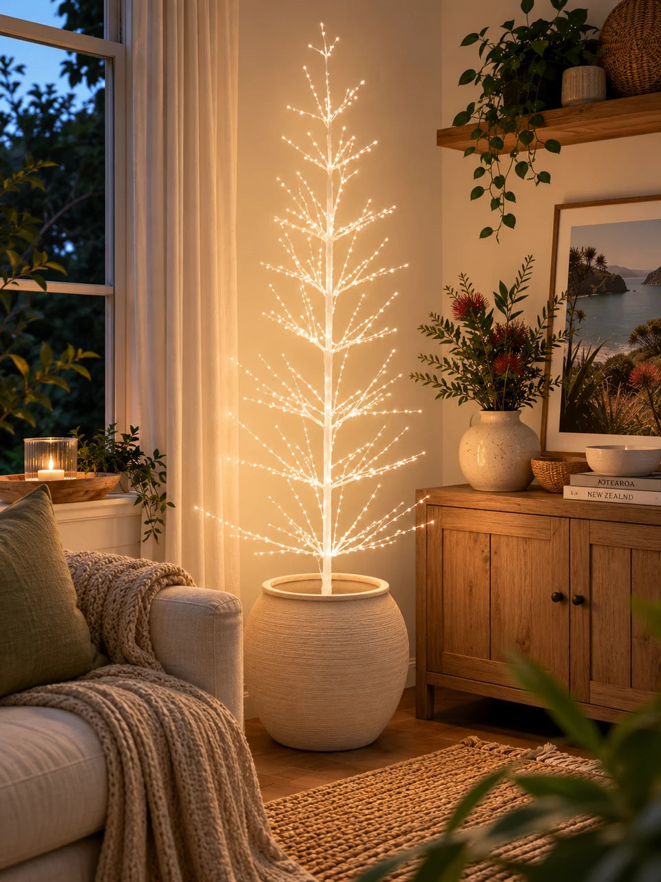 White Spruce LED Tree - 120cm