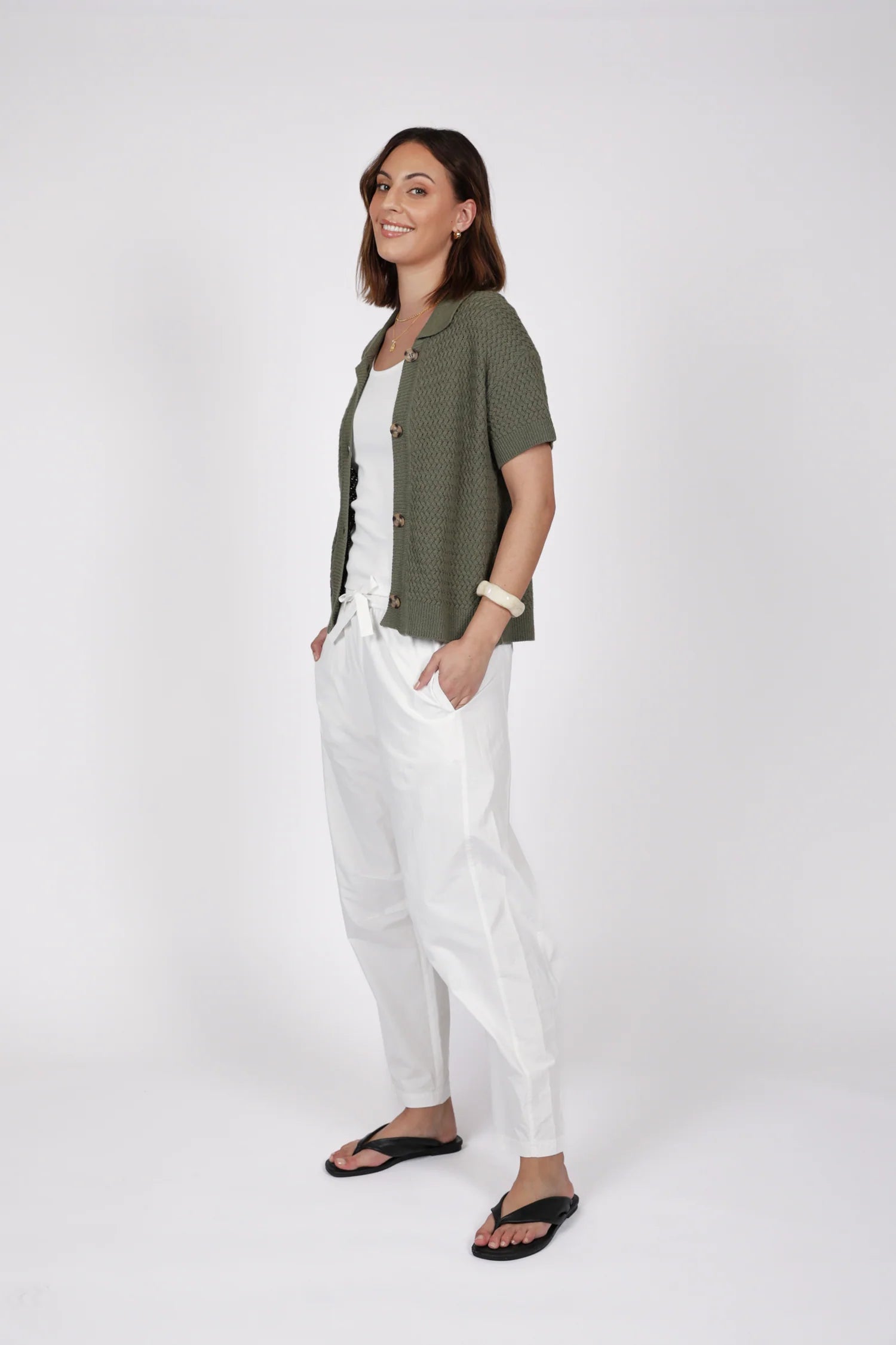 Terra Knit Shirt - Olive