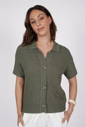 Terra Knit Shirt - Olive