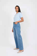 The Icon Wide Jean - Vintage Mid Wash