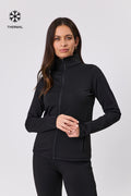 Thermal Active Full Zip Top - Black