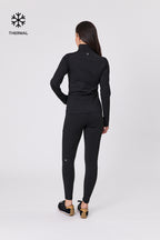 Thermal Active Full Zip Top - Black