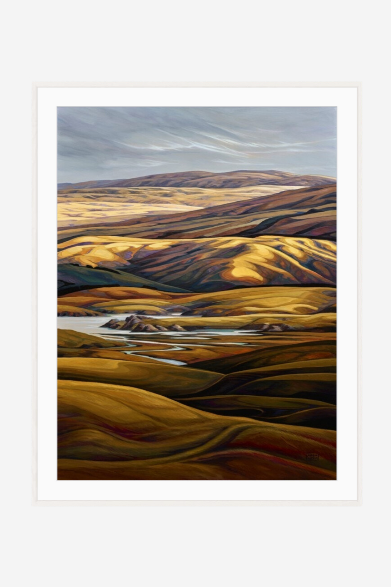Quilting Central Otago Framed Print