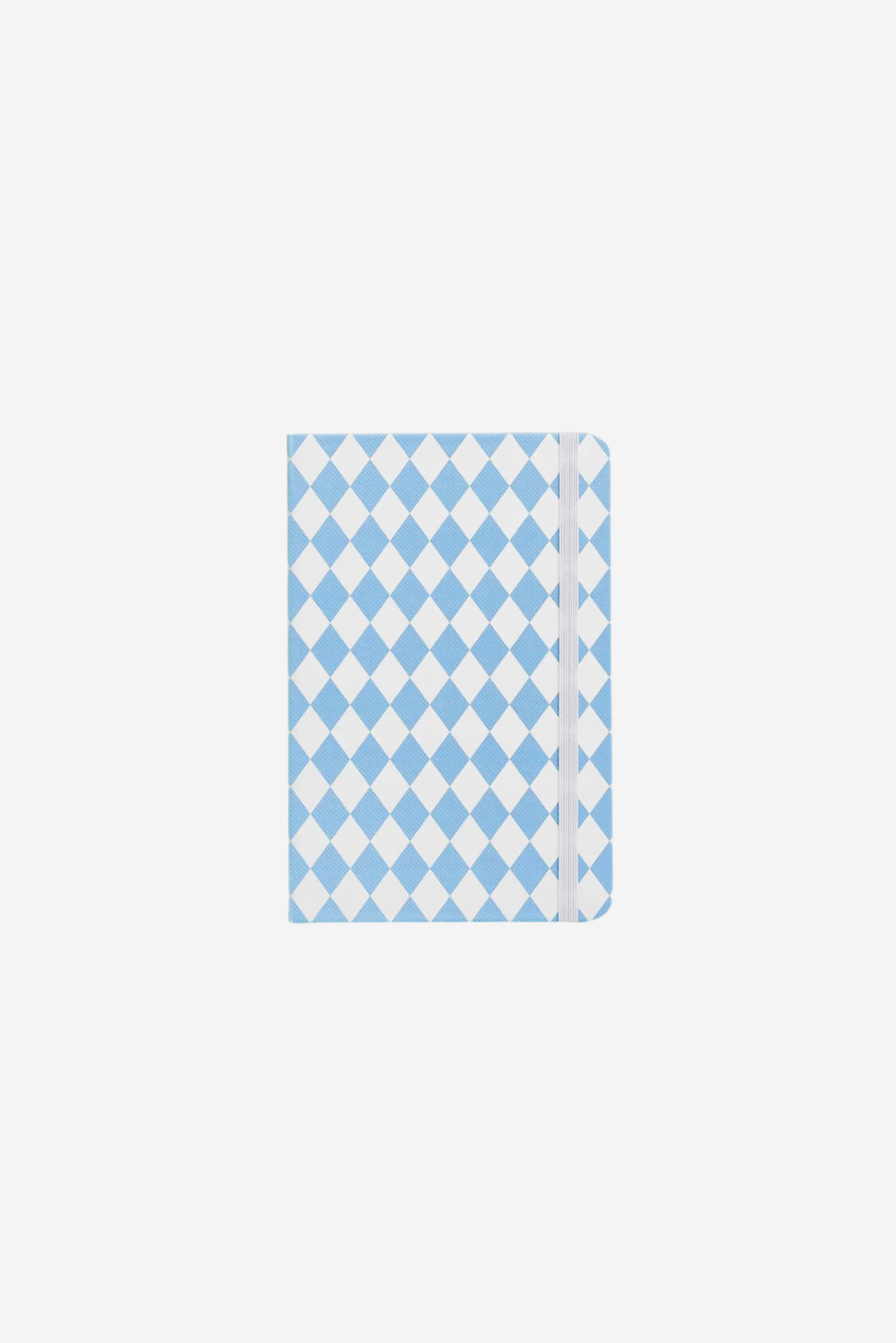 Hardcover Notebook - Blue Diamonds