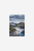 Distant Snow Art Print Box Frame - Small