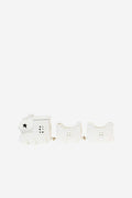 Ceramic Train with LED - White
