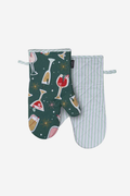 Let's Get Merry Oven Mitts