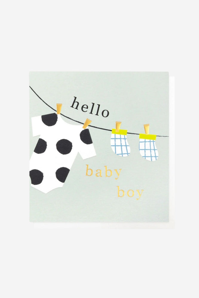 Hello Baby Boy - Gift Card