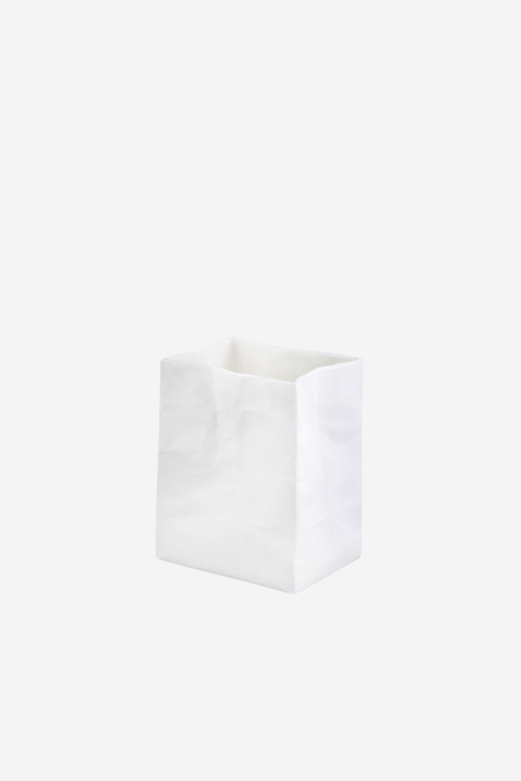 Porcelain Bag Vase - Small