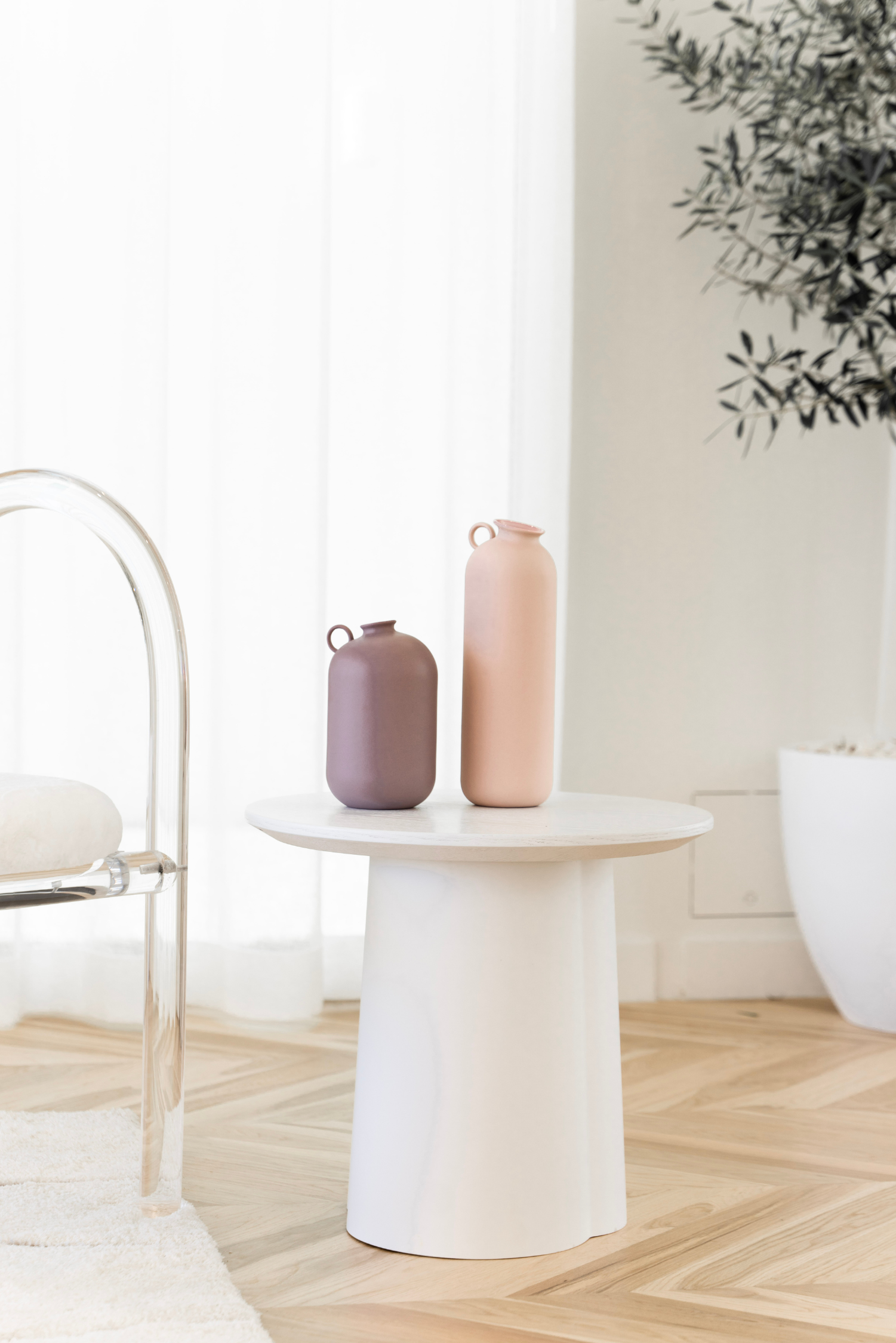 Strato Side Table - White