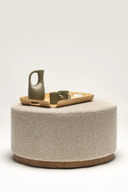 Hickory Ottoman - Large