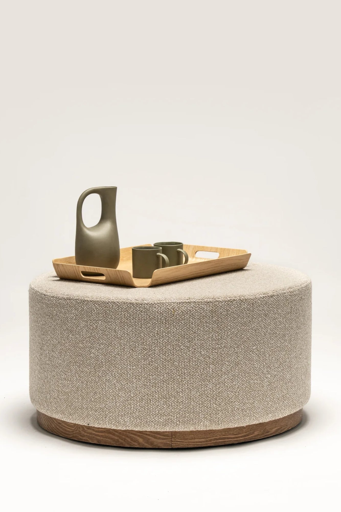 Hickory Ottoman - Large