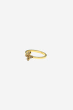 Flora Ring - Gold/Cubic Zirconia (US7)