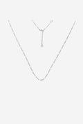 Figaro Fine Necklace - Silver