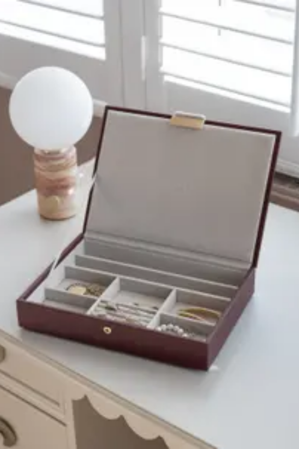 Stackers Classic Jewellery Box - Burgundy
