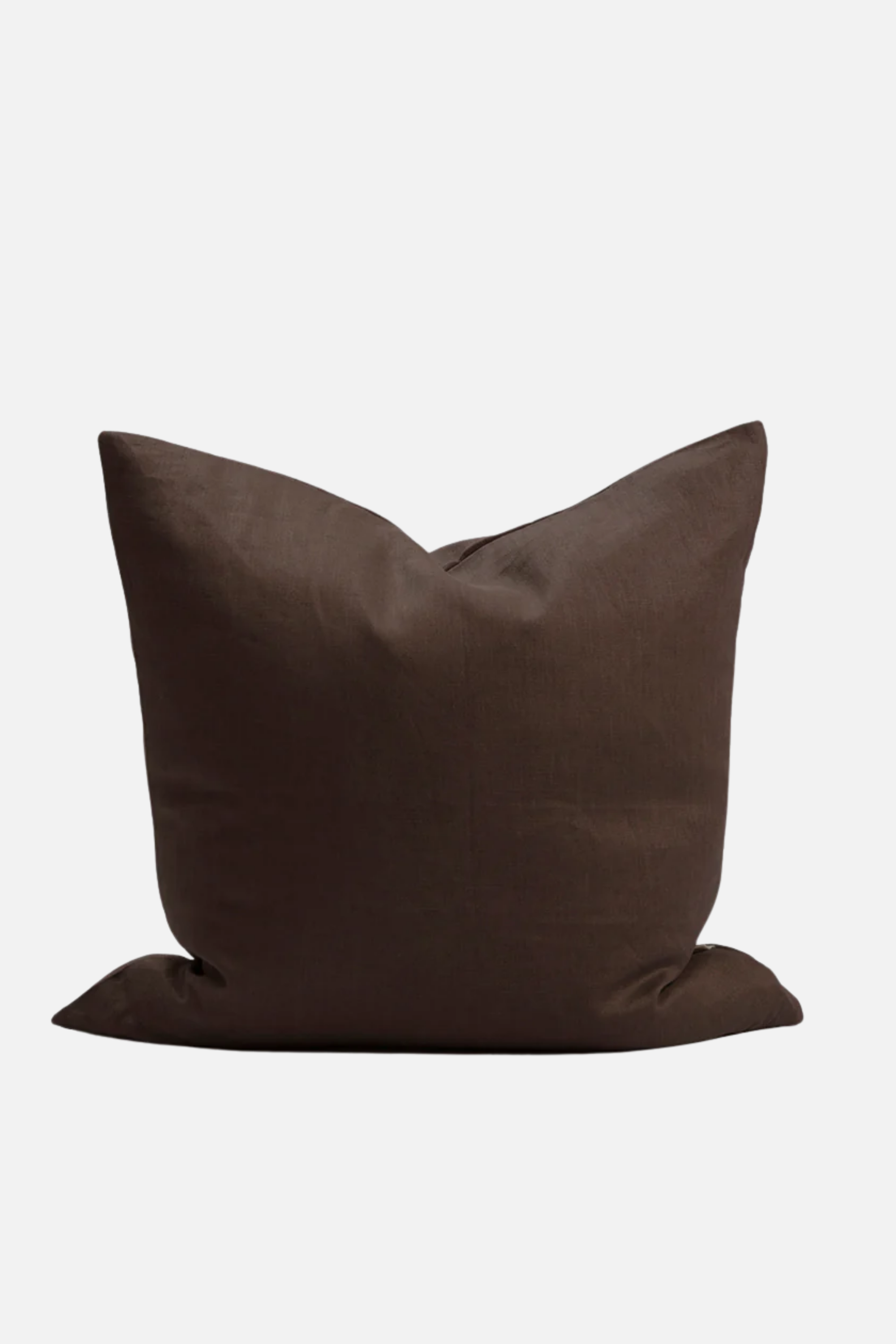 Linen Cushion - Chocolate