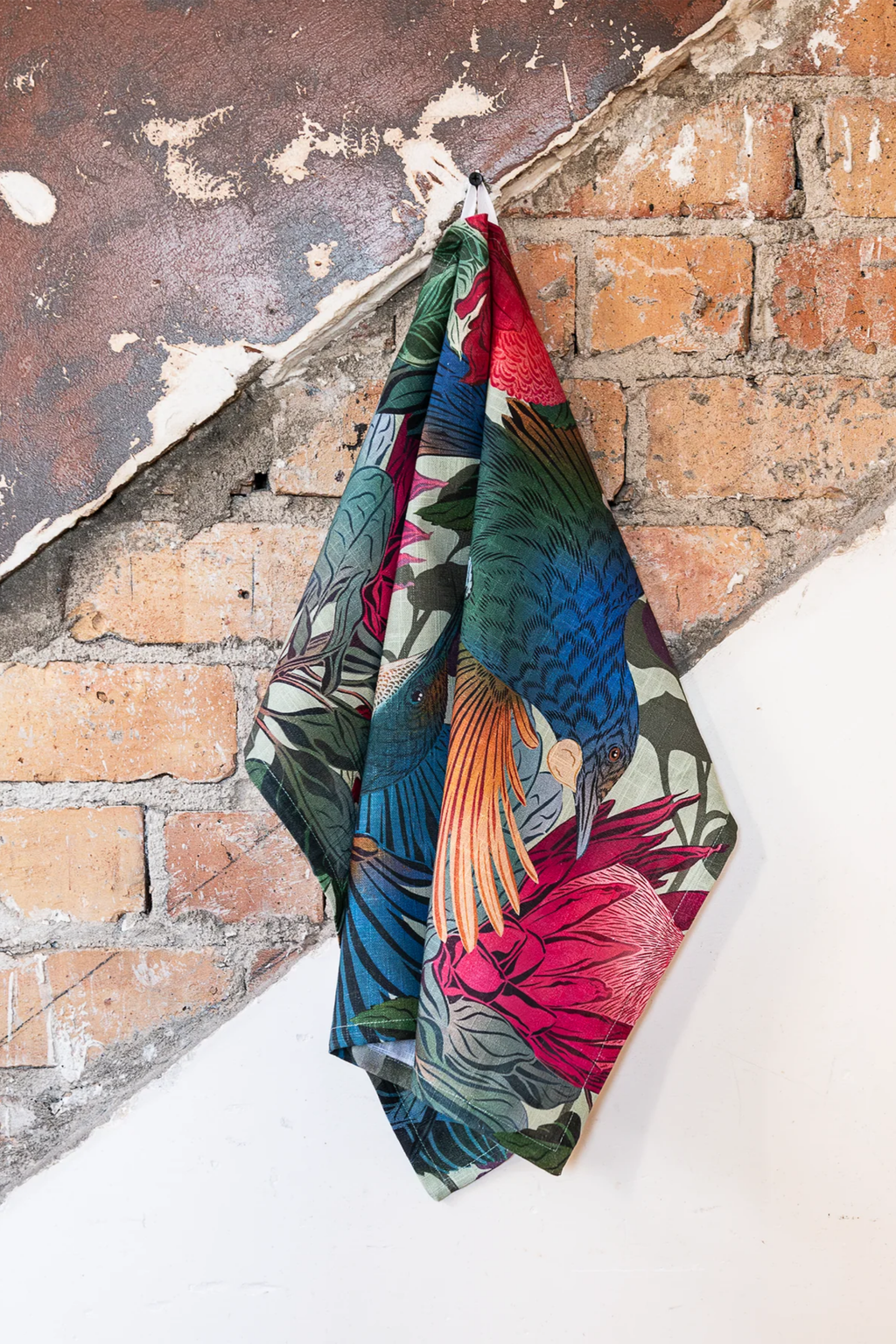 Tea Towel - Tui And Kingfisher