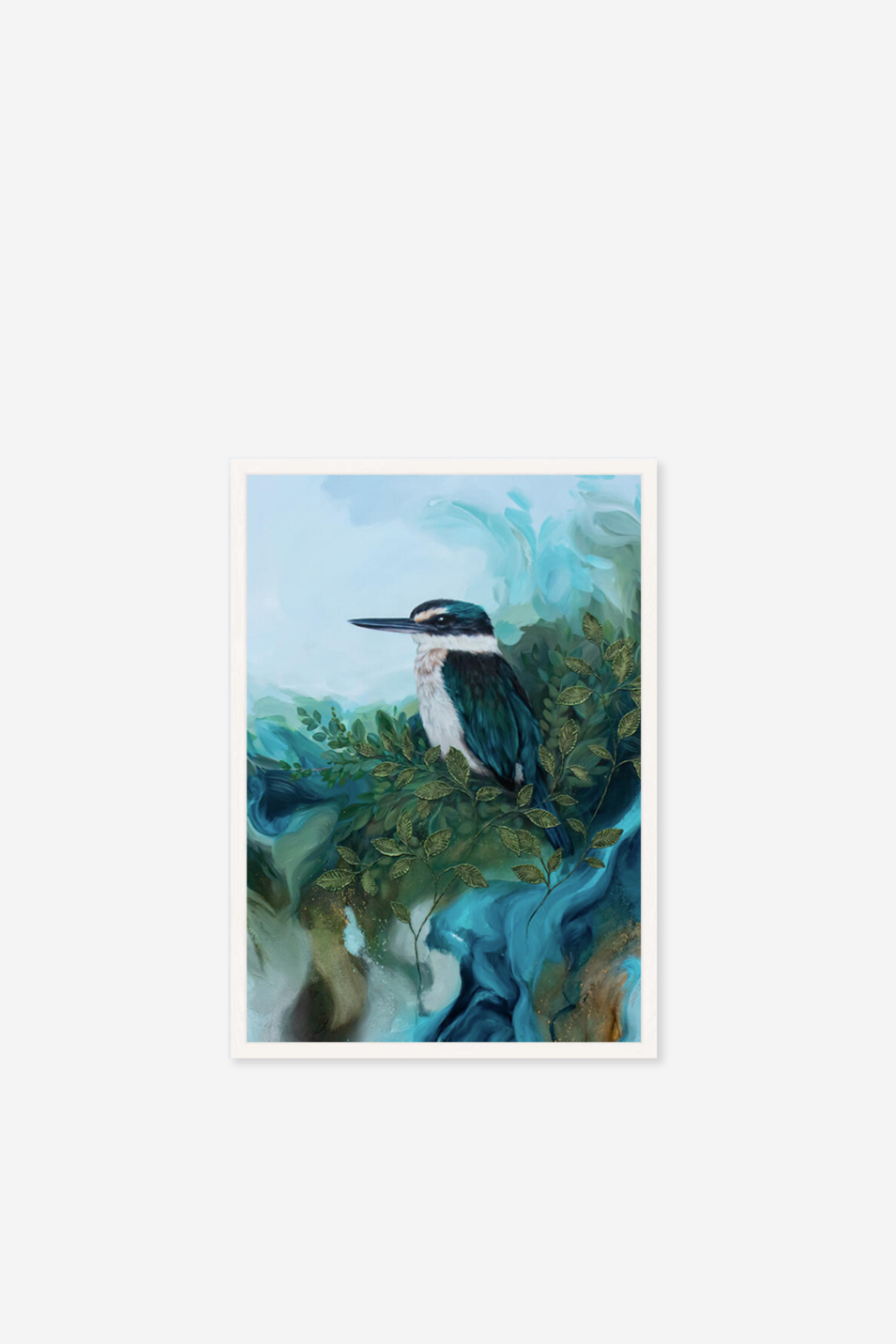 Nestled in Nature Kingfisher Box Frame - Small