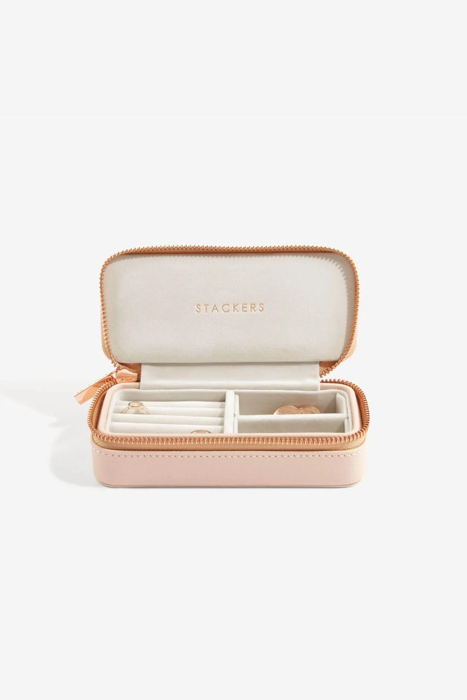 Stackers Medium Travel Jewellery Box - Blush