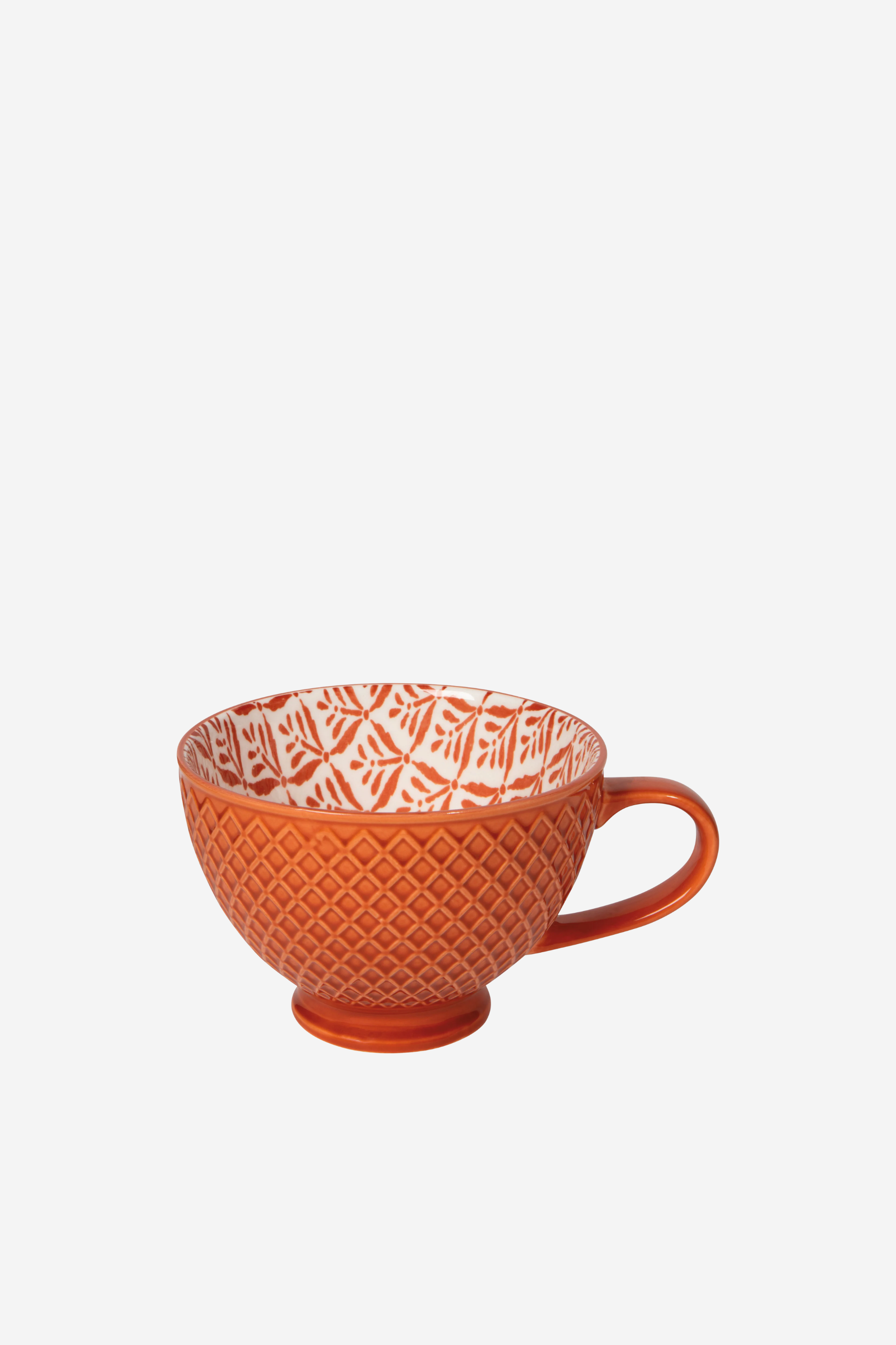 Stamped Latte Mug - Copper