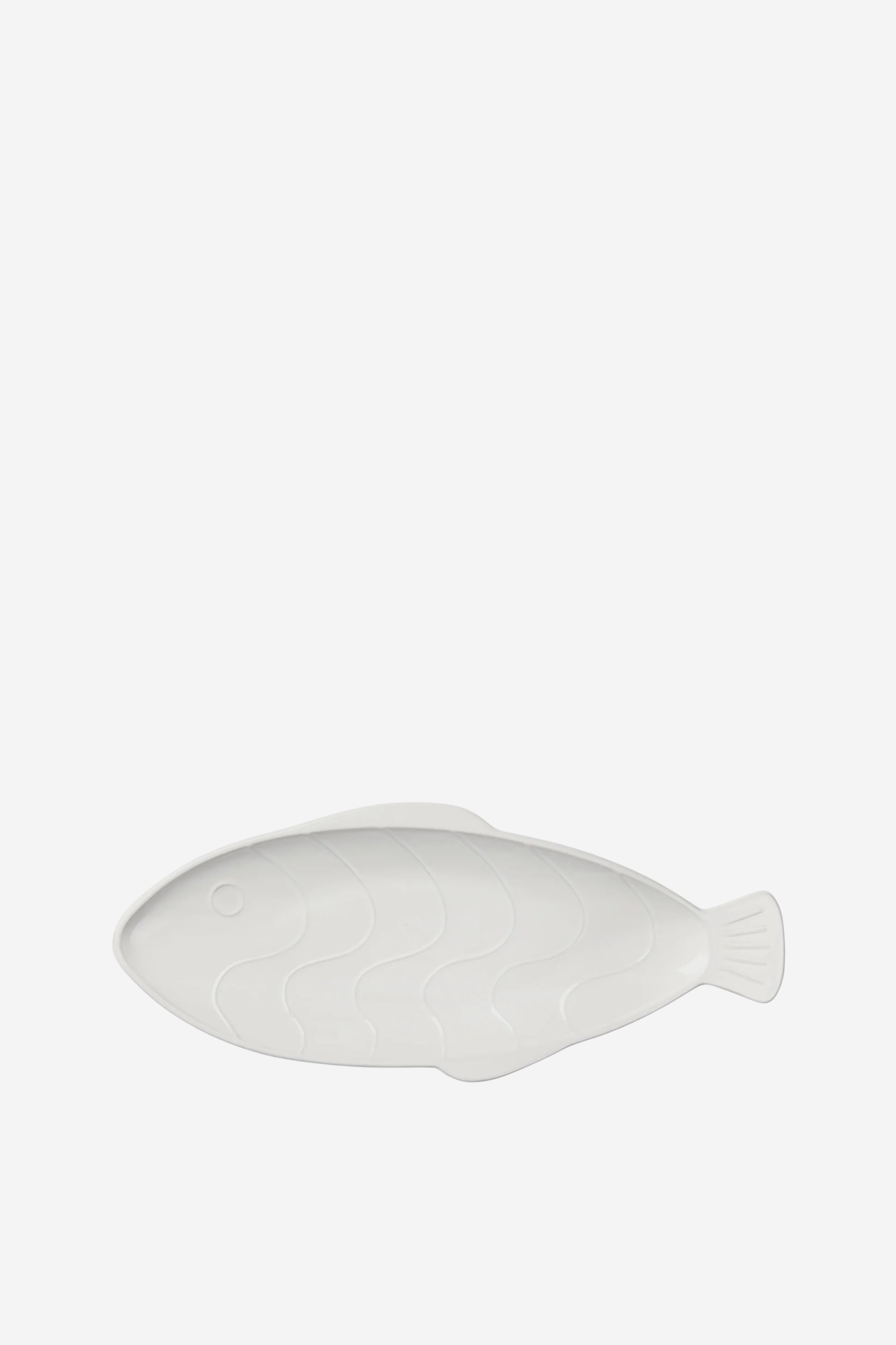 Pesce Plate - White